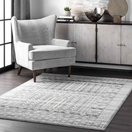 Nuloom Melina Distressed Grecian Area Rug 4ft x 6ft RZSP20B-406